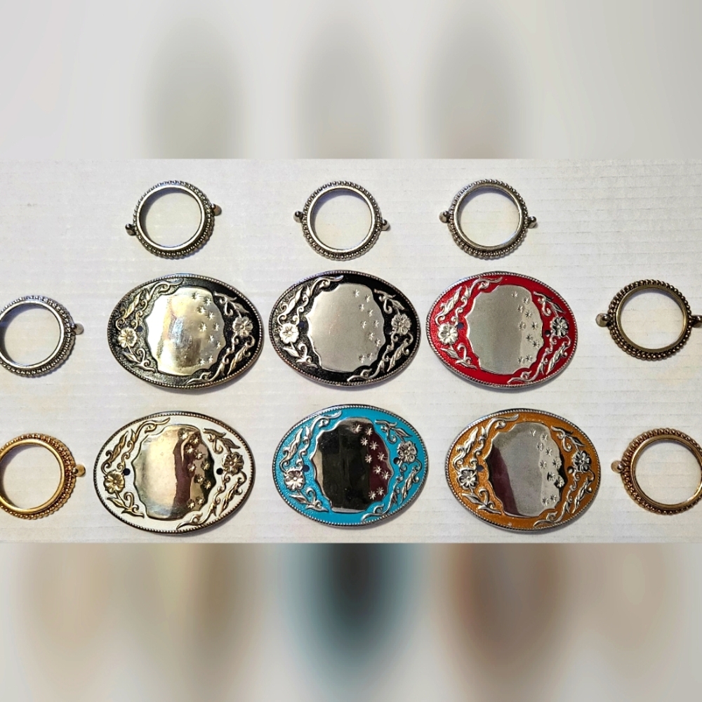 Vintage Western Belt Buckle Bundle